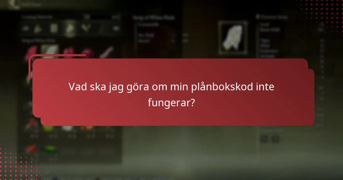 Vad ska jag göra om min plånbokskod inte fungerar?